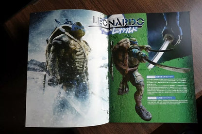 Teenage Mutant Ninja Turtles Japanese Anime Film Movie Program Pamphlet 2014