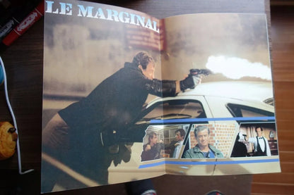 Le Marginal Japanese Film Movie Program Pamphlet 1983 Belmondo