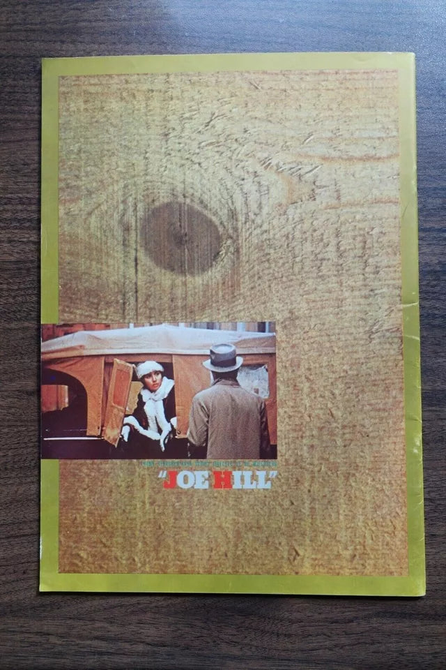 Joe Hill Japanese Film Movie Program Pamphlet 1971