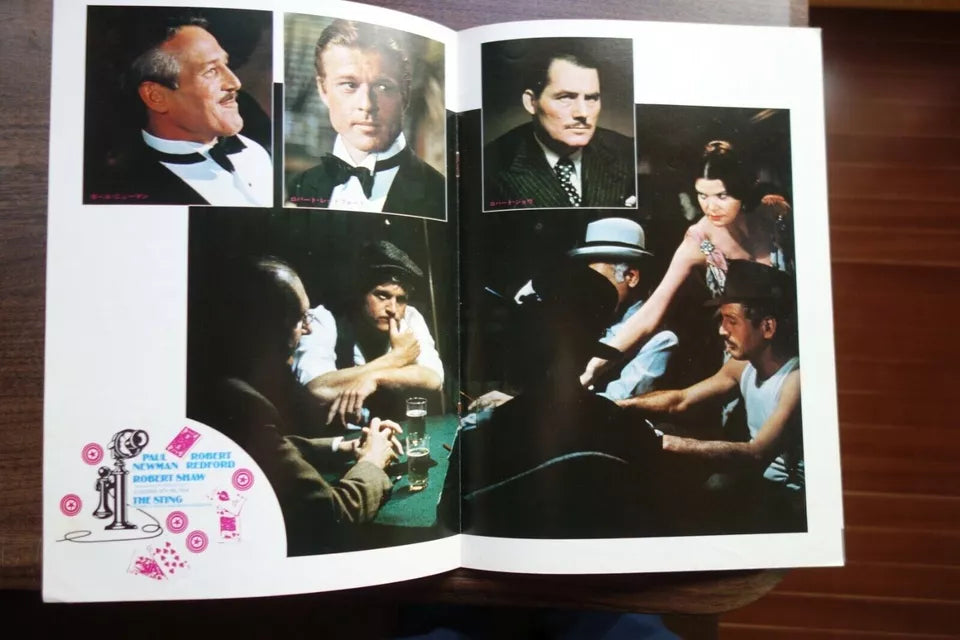 The Sting Japanese Film Movie Program Pamphlet 1973