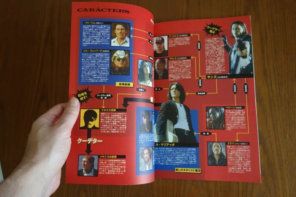 Once Upon A Time In Mexico Japanese Movie Program Pamphlet 2003 Depp Rodriguez