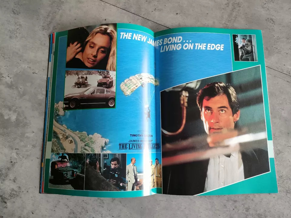 007 The living Daylights Japanese Movie Program Pamphlet 1987 James Bond