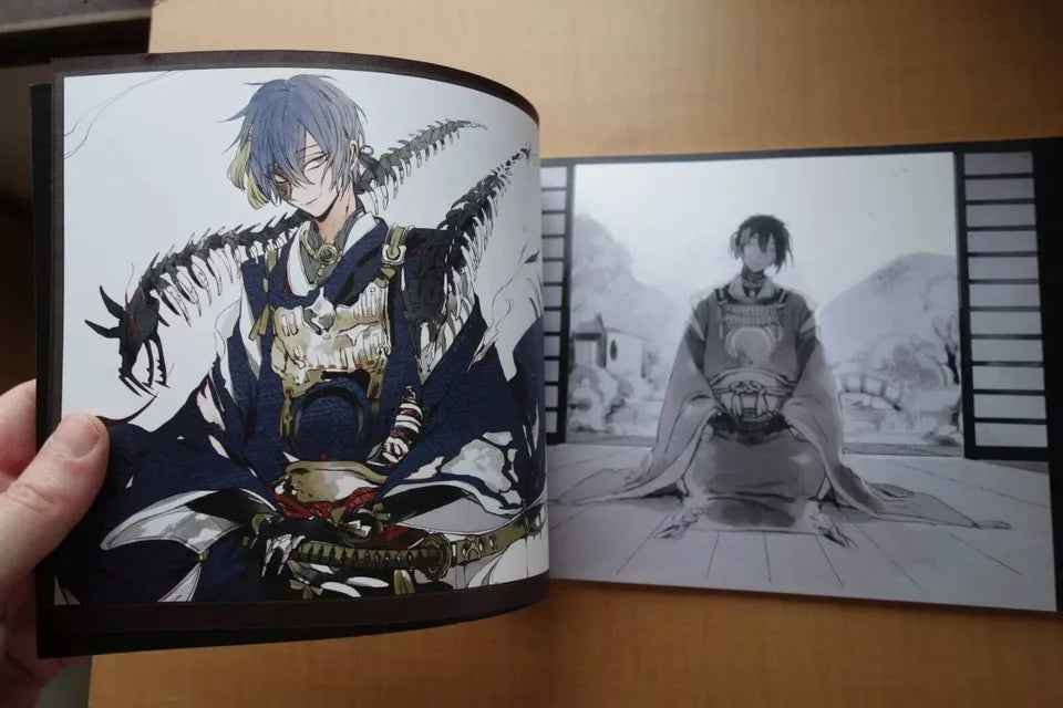 Touken Ranbu Japanese Anime Movie Program Pamphlet 2015 Illustration Book