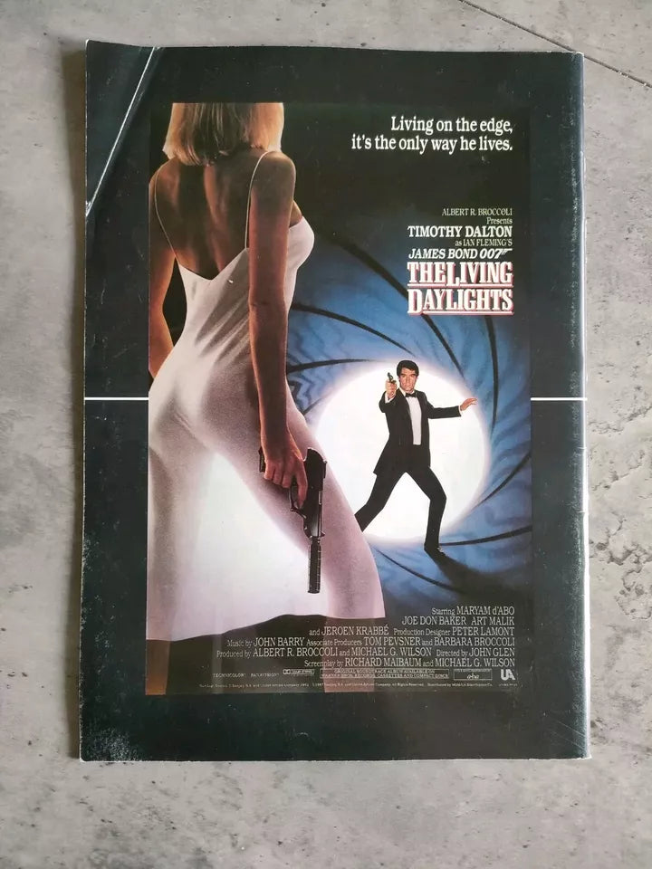 007 The living Daylights Japanese Movie Program Pamphlet 1987 James Bond