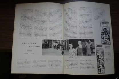 One Armed Boxer Japanese Movie Program Pamphlet 1972