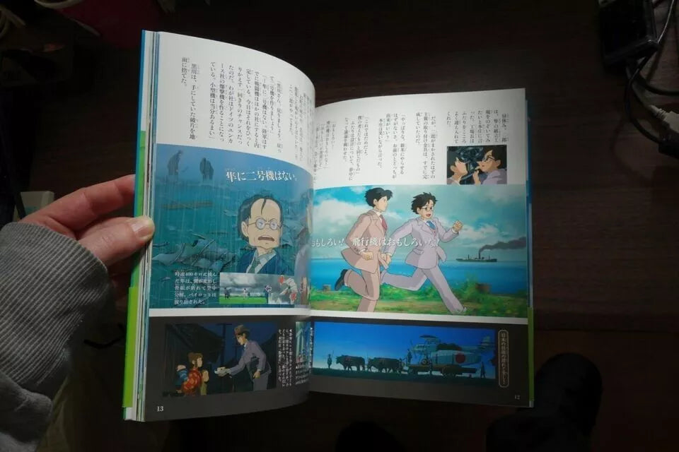 The Wind Rises Japanese Anime Movie Art Book Pamphlet 2013 Miyazaki Ghibli