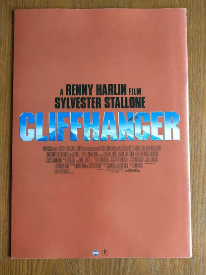 Cliffhanger Japanese Movie Program Pamphlet 1993