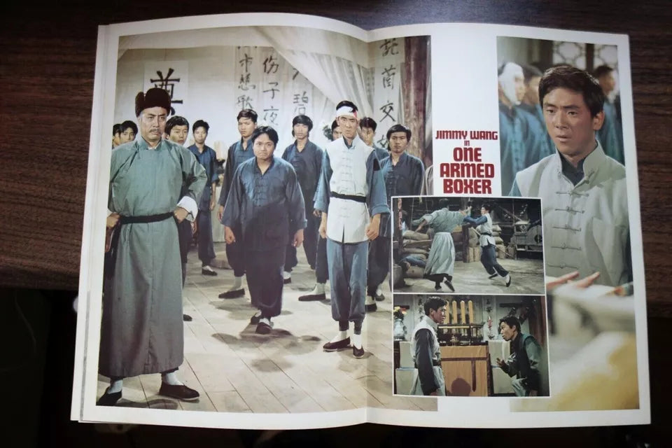 One Armed Boxer Japanese Movie Program Pamphlet 1972