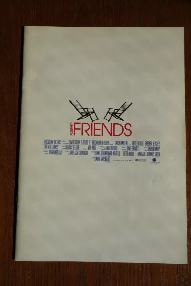 Beaches Japanese Movie Program Pamphlet 1988