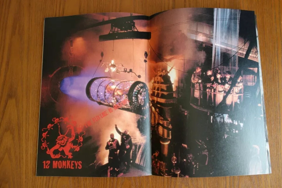 12 Monkeys Japanese Movie Program Pamphlet 1995 Gilliam Pitt Willis