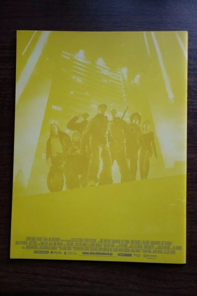 Attack The Block Japanese Film Movie Program Pamphlet 2011