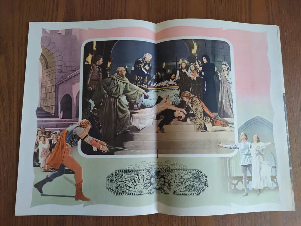 Romeo i Dzhulyetta Japanese Movie Program Pamphlet 1955 Romeo & Juliet