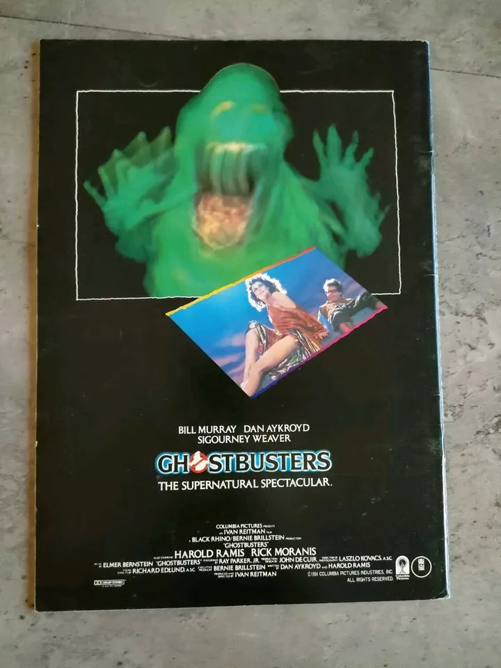 Ghostbusters Japanese Movie Program Pamphlet 1984