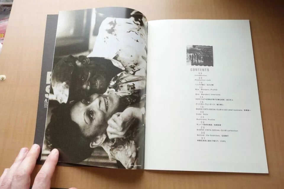 Buena Vista Social Club Japanese Movie Program Pamphlet 1999 Wim Wenders