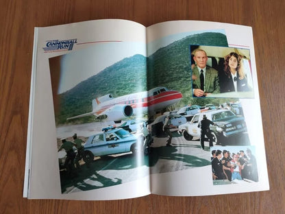 Cannonball Fever Japanese Movie Program Pamphlet 1989