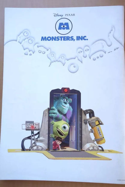 Monsters Inc. Japanese Anime Movie Program Pamphlet 2001 Disney Pixar