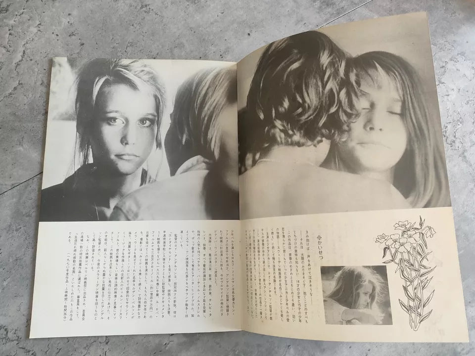 A Swedish Love Story Japanese Movie Program Pamphlet 1970