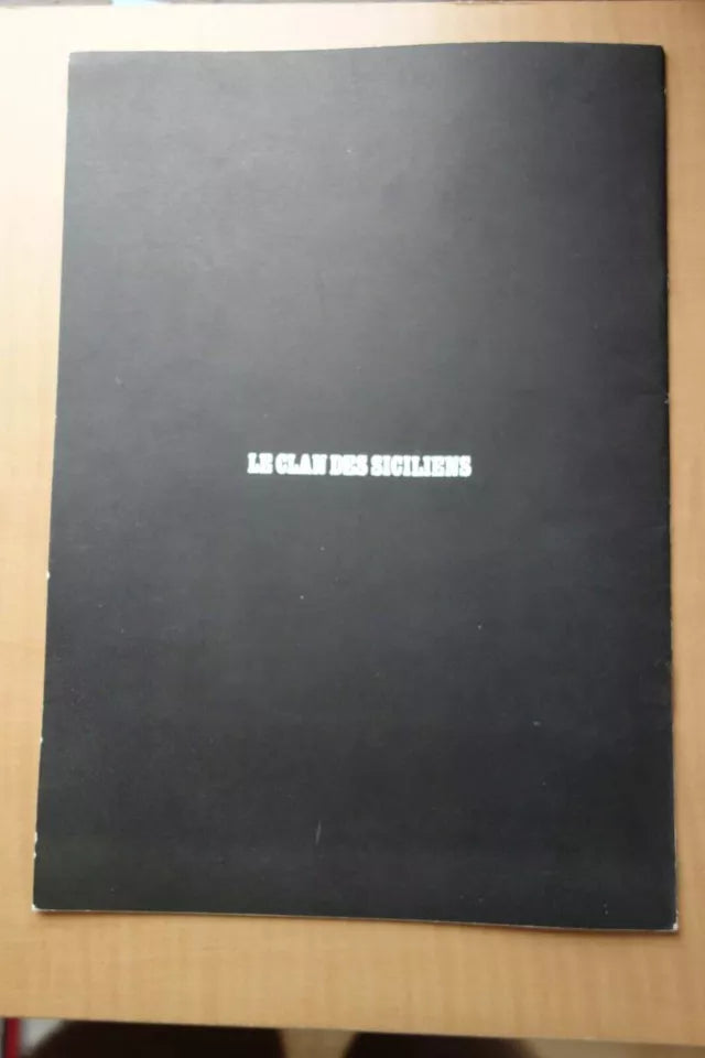 The Sicilian Clan Japanese Movie Program Pamphlet 1969 Alain Delon