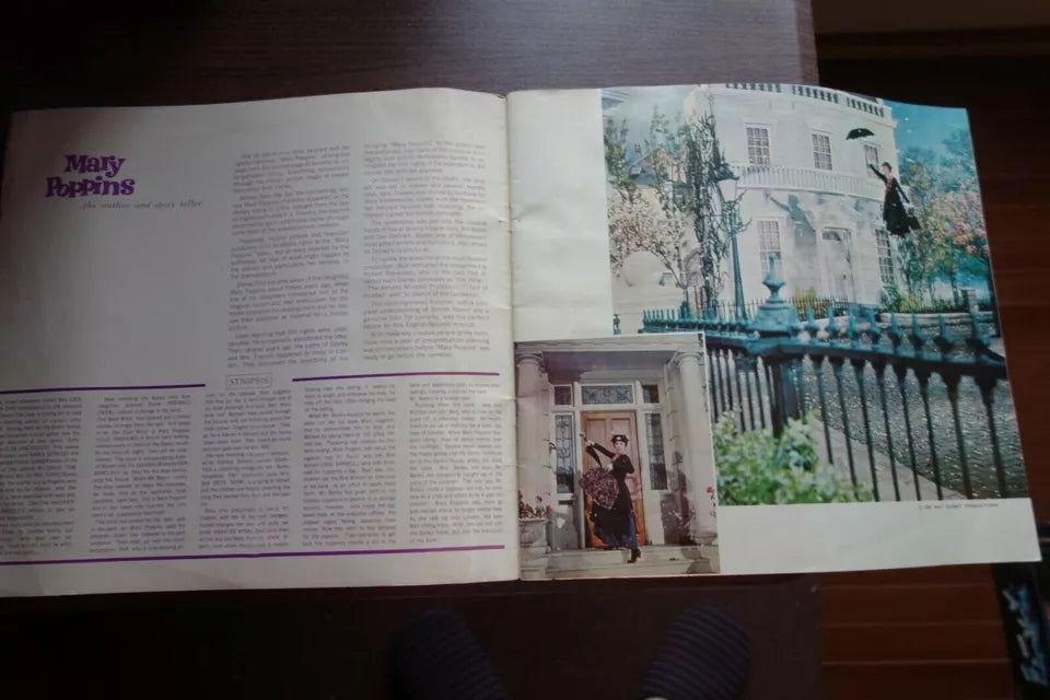 Mary Poppins Japanese Movie Program Pamphlet 1964 Disney