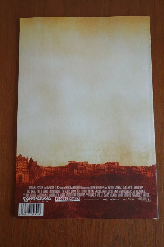 Once Upon A Time In Mexico Japanese Movie Program Pamphlet 2003 Depp Rodriguez