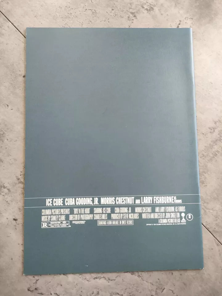 Boyz n The hood Japanese Movie Program Pamphlet 1991