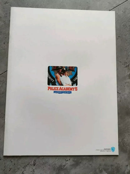 Police Academy 5 Japanese Movie Program Pamphlet 1988