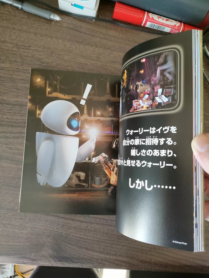 Wall-E Japanese Anime Movie Program Pamphlet 2008 Disney Pixar