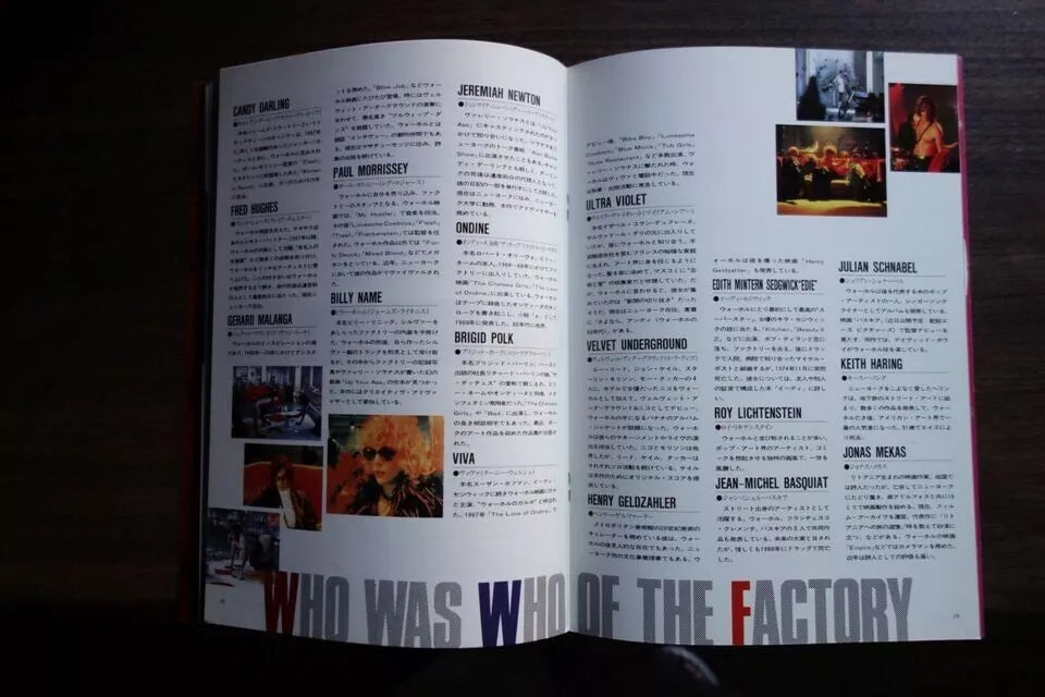 I Shot Andy Warhol Japanese Film Movie Program Pamphlet 1996