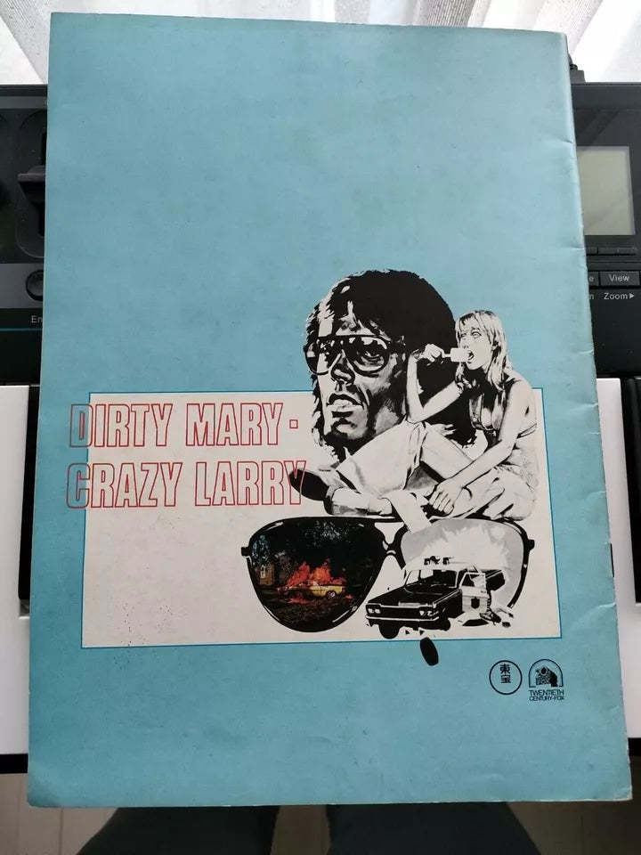 Dirty Mary Crazy Larry Japanese Movie Program Pamphlet 1974