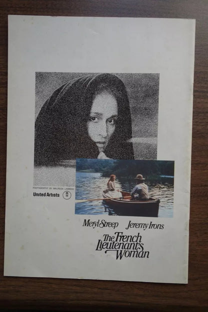 The French Lieutenant's Woman Japanese Film Movie Program Pamphlet 1981