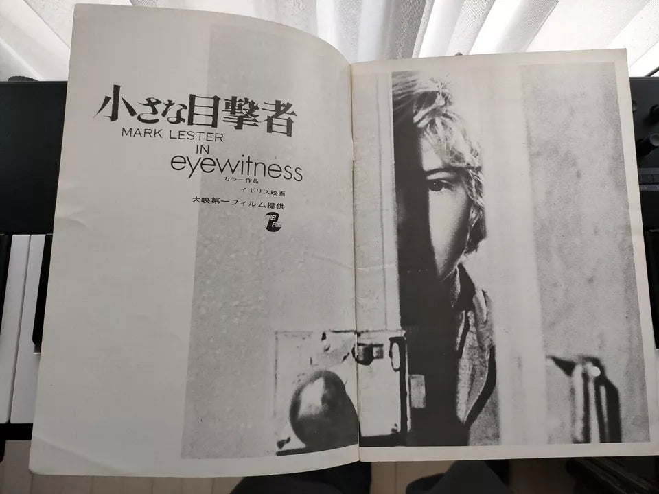 Eyewitness Japanese Movie Program Pamphlet 1970