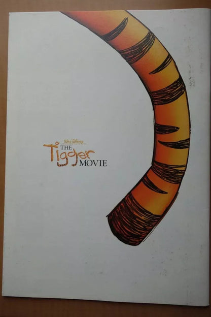 The Tigger Movie Japanese Anime Movie Program Pamphlet 2000 Disney