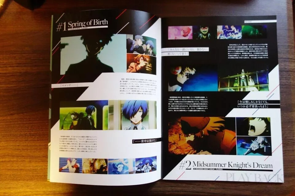 Persona 3 Falling Down Japanese Anime Movie Program Pamphlet 2015