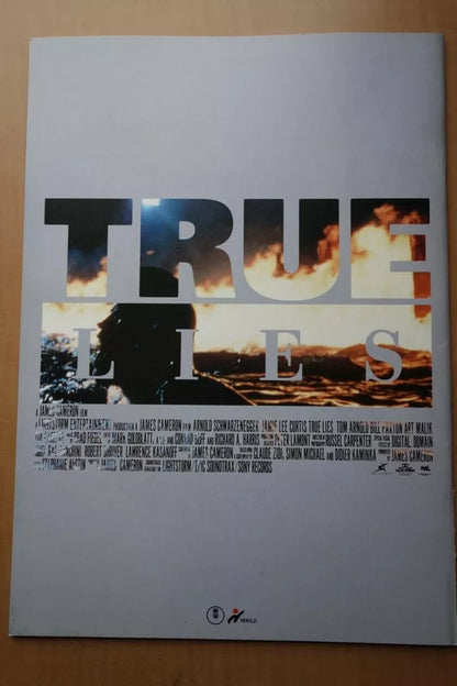 True Lies Japanese Movie Program Pamphlet 1994