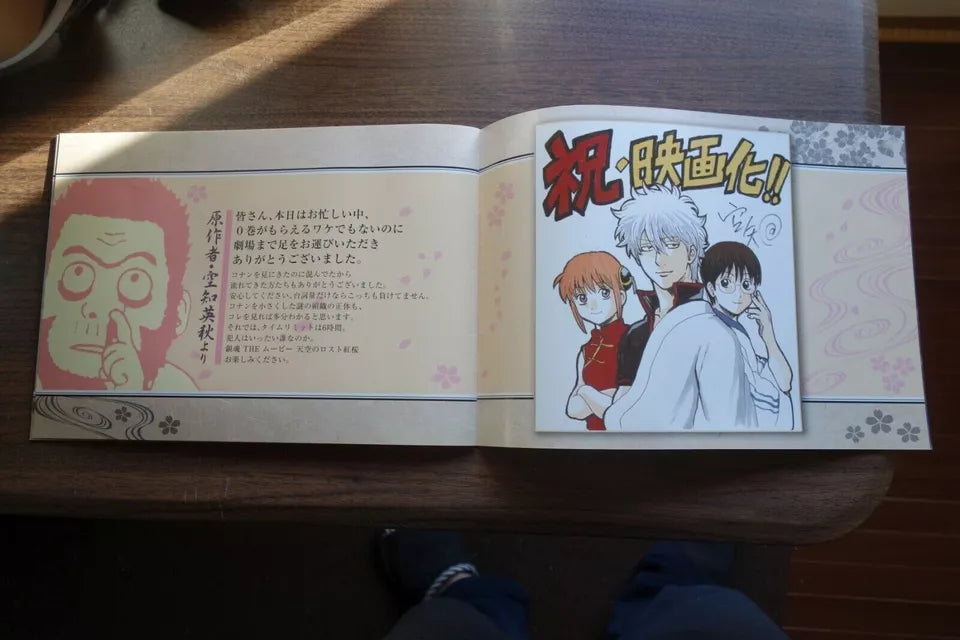 Gintama Japanese Anime Film Movie Program Pamphlet 2010