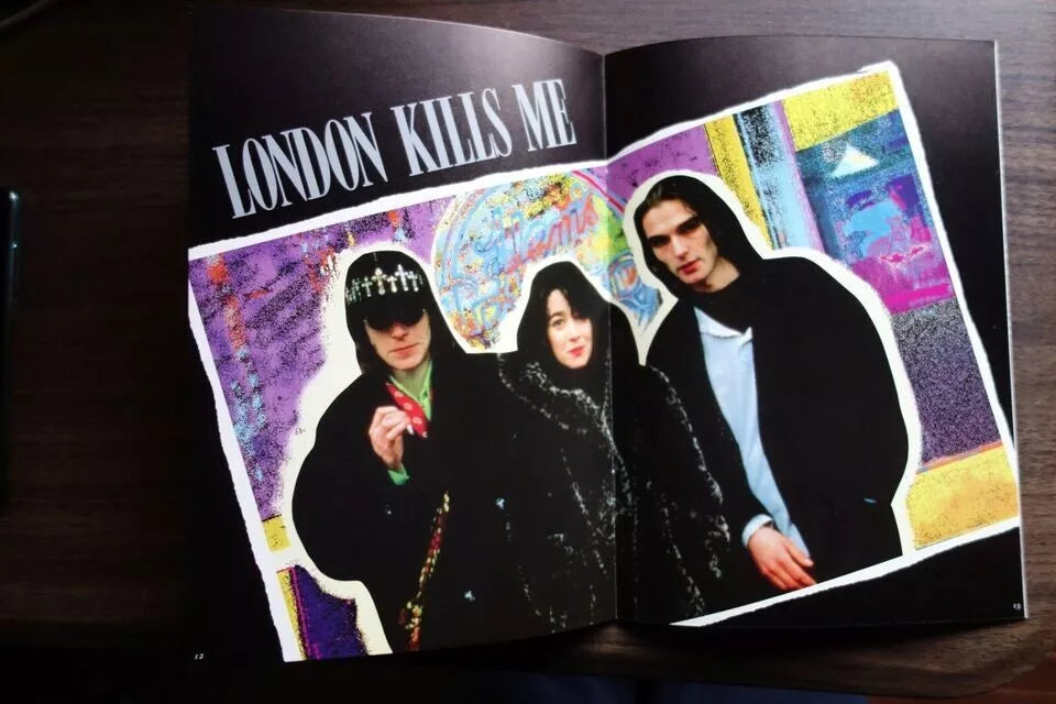 London Kills Me Japanese Film Movie Program Pamphlet 1991