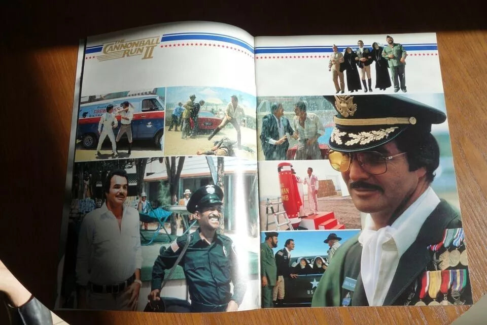 Cannonball Run 2 Japanese Movie Program Pamphlet 1984 Jackie Chan