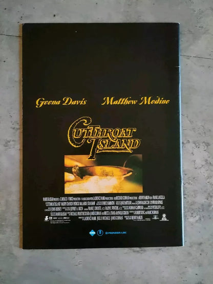 Cutthroat Island Japanese Movie Program Pamphlet 1995