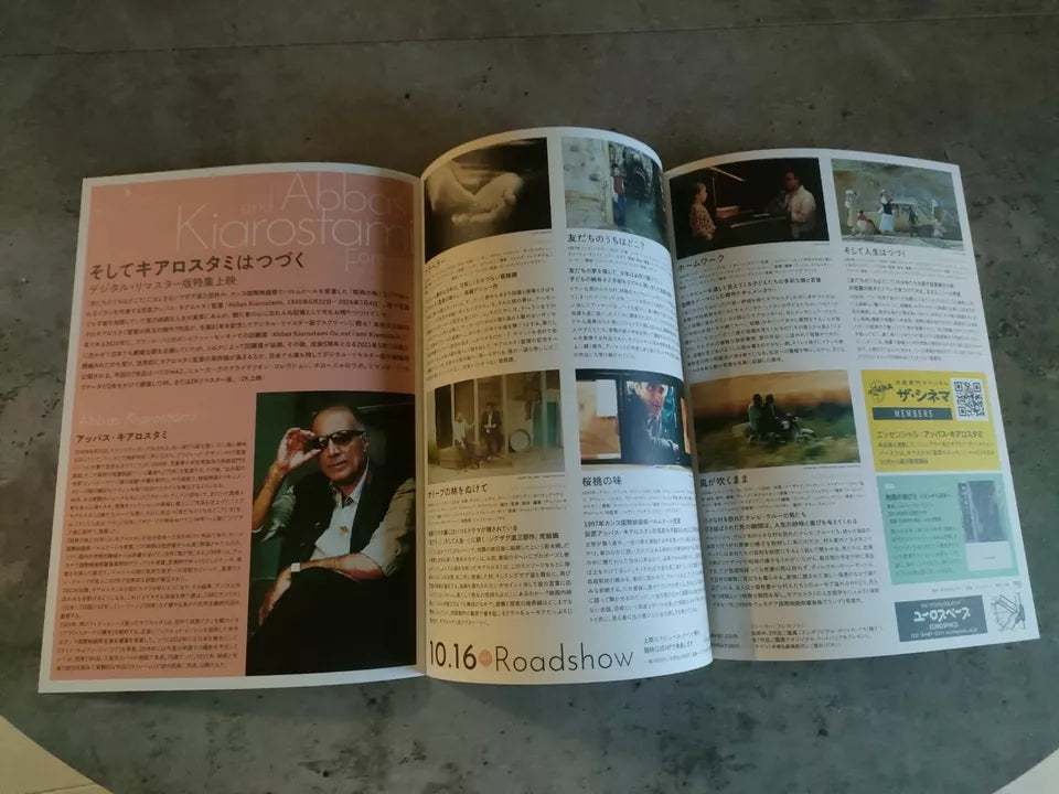 Abbas Kiarostami Retrospective Japanese Chirashi Mini Ad-Flyer Poster 2021 6p