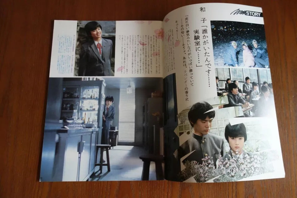 The Little Girl Who Conquered Time Japanese Movie Program Pamphlet 1983