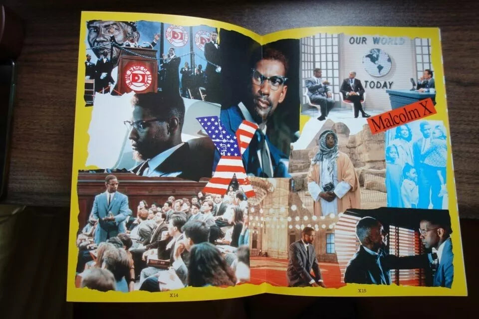Malcolm X Japanese Movie Program Pamphlet 1992 Spike Lee
