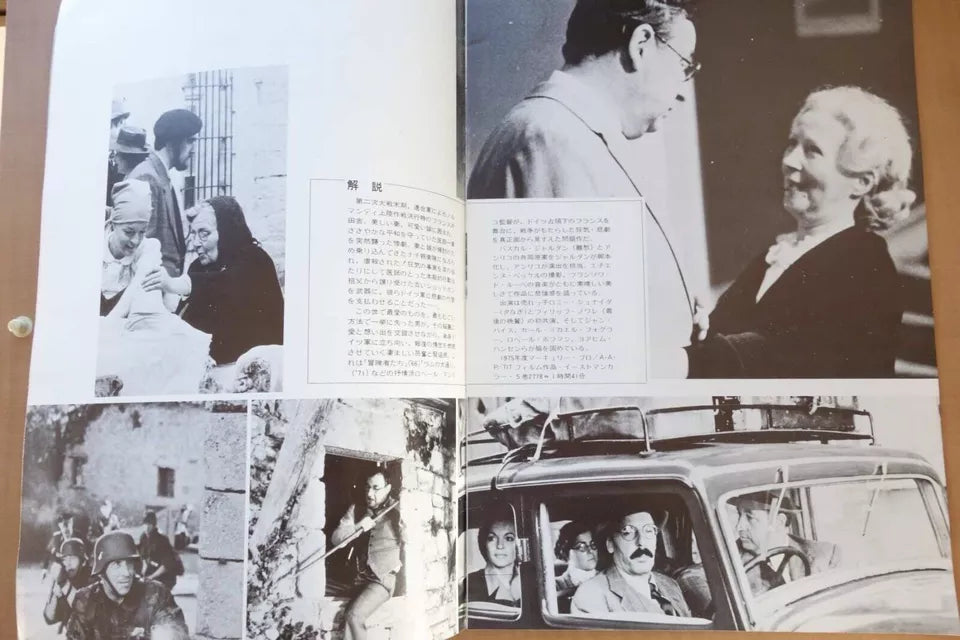 The Old Gun Japanese Movie Program Pamphlet 1975