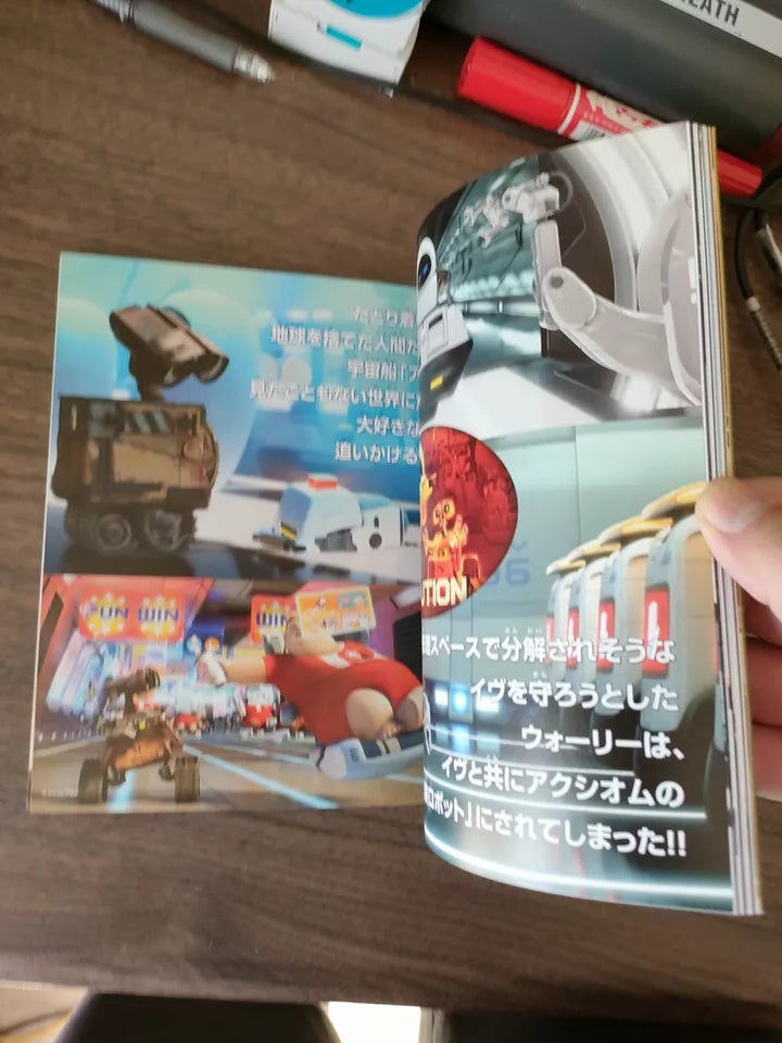 Wall-E Japanese Anime Movie Program Pamphlet 2008 Disney Pixar