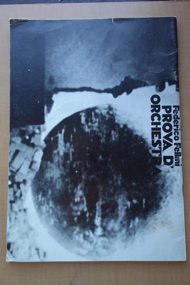 Orchestra Rehearsal Japanese Movie Program Pamphlet 1978 Fellini