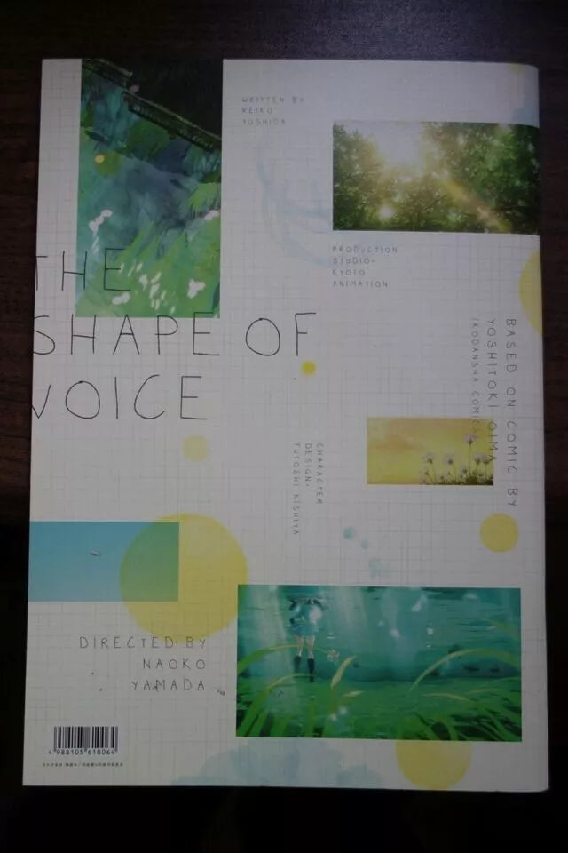A Silent Voice Japanese Anime Movie Program Pamphlet 2016