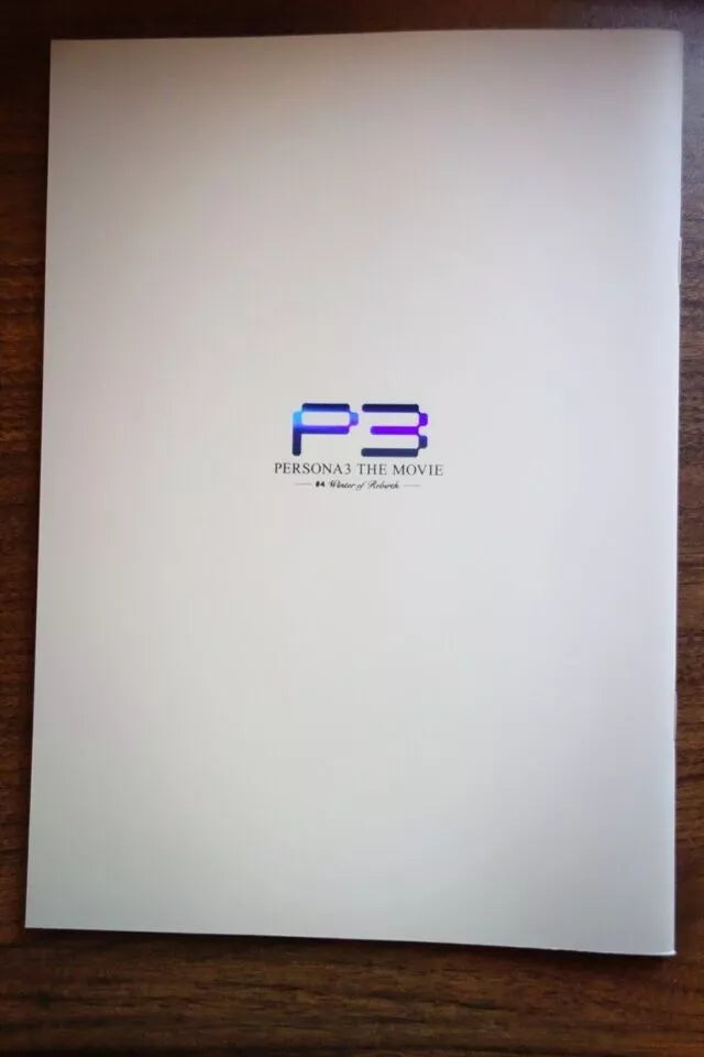 Persona 3 Movie 4 Winter of Rebirth Japanese Anime Movie Program Pamphlet 2016