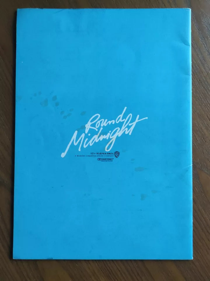 Round Midnight Japanese Movie Program Pamphlet 1986 Bud Powell