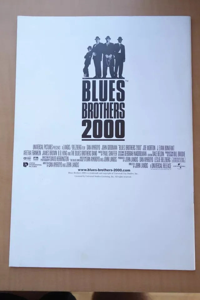 Blues Brothers 2000 Japanese Movie Program Pamphlet 1998