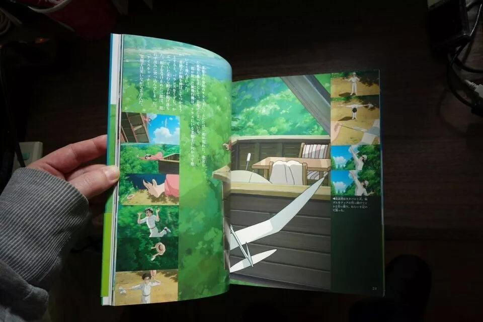 The Wind Rises Japanese Anime Movie Art Book Pamphlet 2013 Miyazaki Ghibli