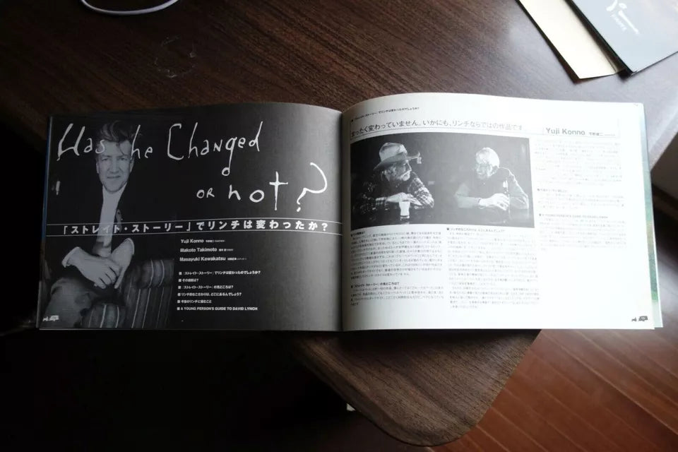 The Straight Story Japanese Film Movie Program Pamphlet 1999 David Lynch